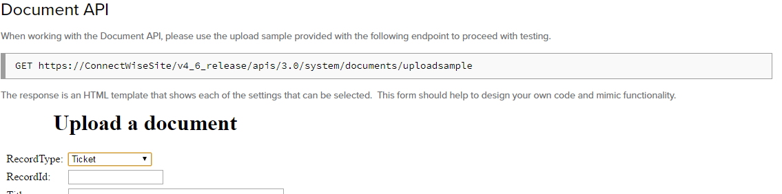 PowerShell: ConnectWise Documents API, Uploading a Document or Attachment to a Ticket